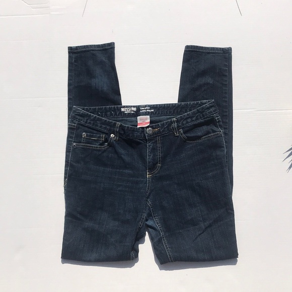 Mossimo Supply Co. Denim - Dark Washed Skinny Jeans Long